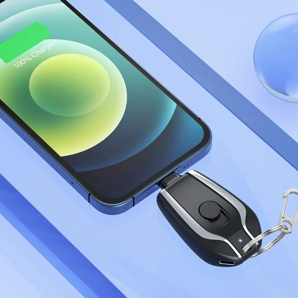1500mAh Mini Power Bank - Sleutelhanger - Noodgevallen - Snellader - Image 8
