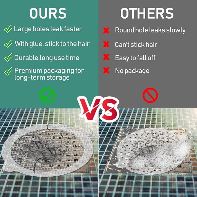 ClogFree™ wegwerpstickers voor doucheafvoeren - 30 stuks | 50% KORTING - Image 4