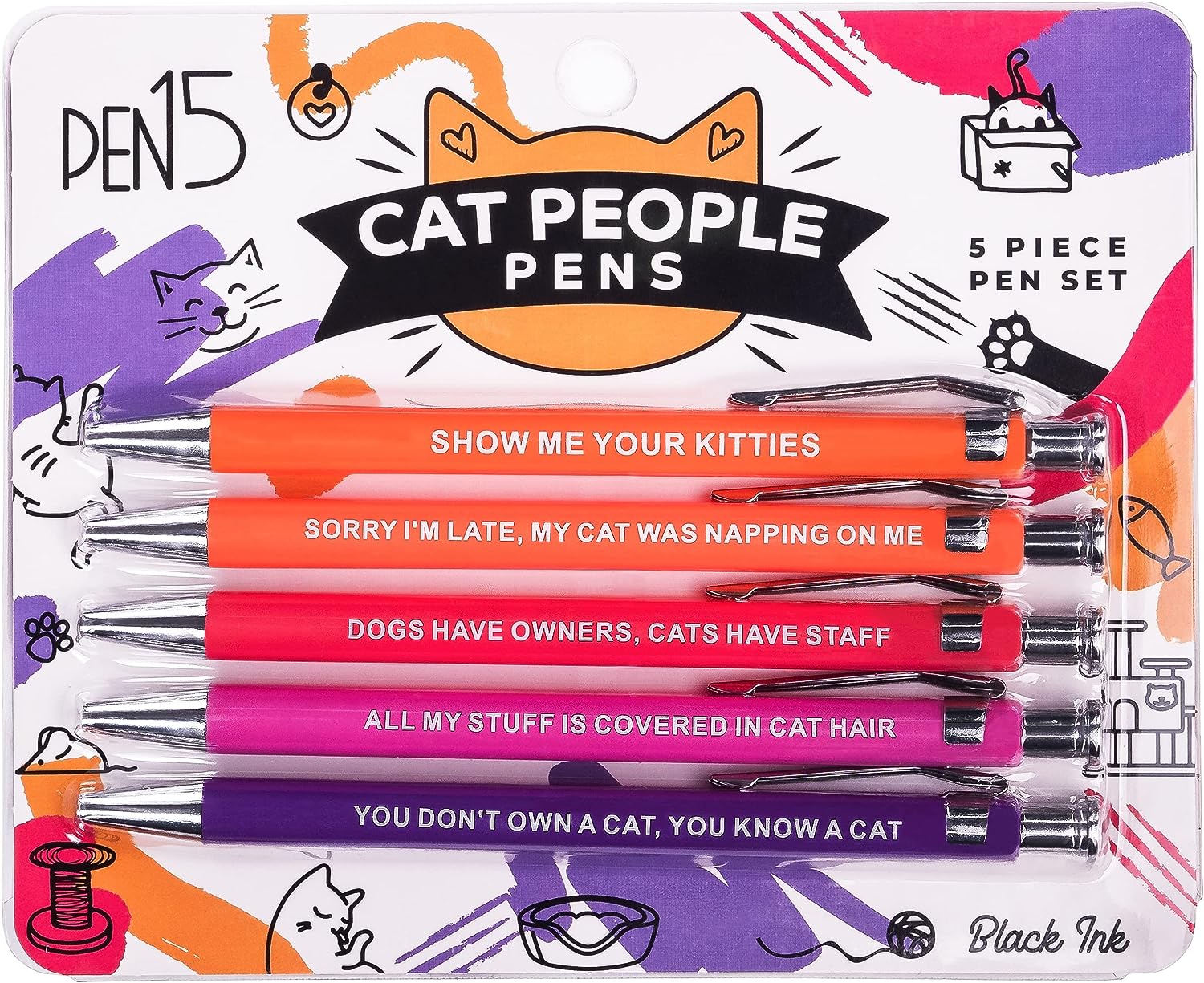 Grappige honden-/kattenmensenpennen, een snarky cadeau voor eigenaren van gezelschapsdieren - Image 7