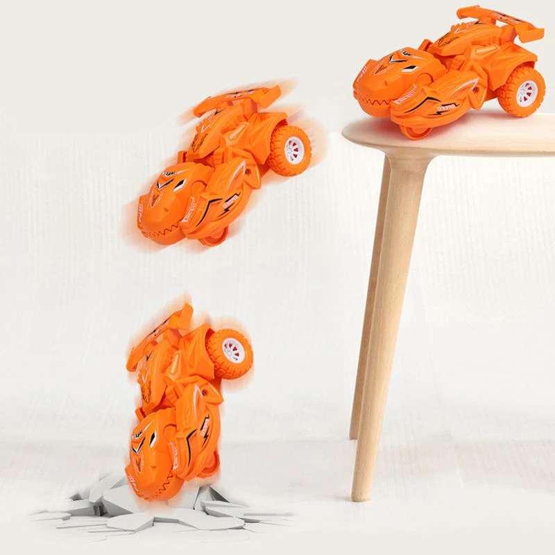 Misvormde dinosaurus glijden speelgoed auto - Image 5